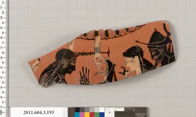 Terracotta fragment of a neck-amphora (jar)