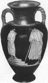 AMPHORA, NECK (ATHENIAN, RED-FIGURE)