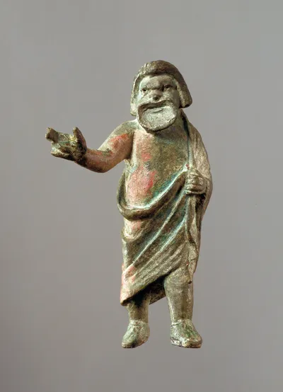 Statuette of a Striding Comic Actor