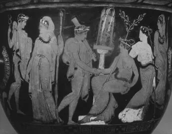 KRATER, BELL (ATHENIAN, RED-FIGURE)
