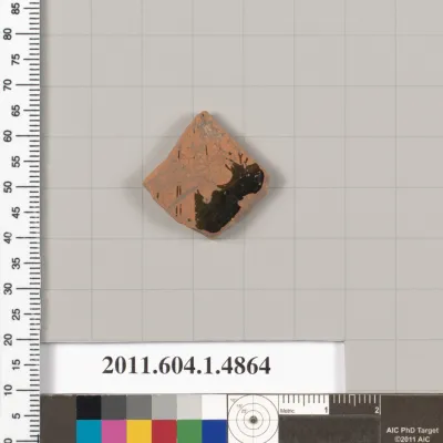 Terracotta fragment of a kylix (drinking cup)