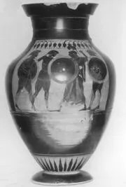 AMPHORA, BELLY, TYPE B (ATHENIAN, BLACK-FIGURE)