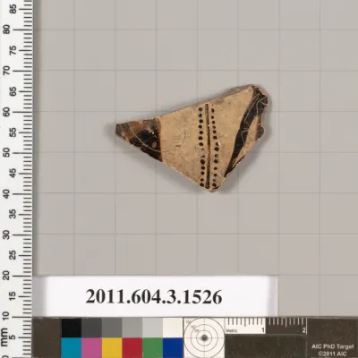 Terracotta fragment of a skyphos (deep drinking cup)