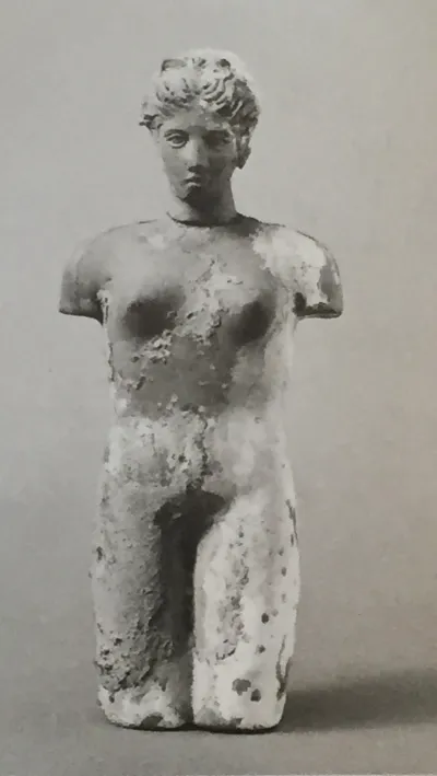 Terracotta limbless "doll"