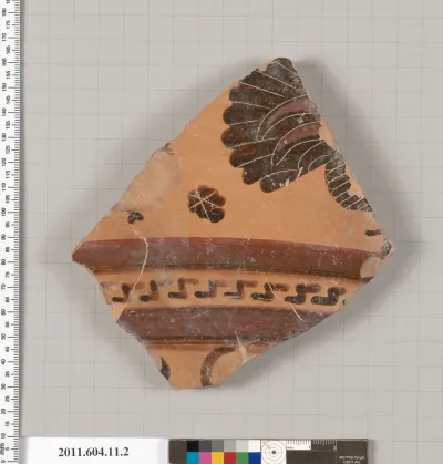Terracotta fragment of an undetermined open shape