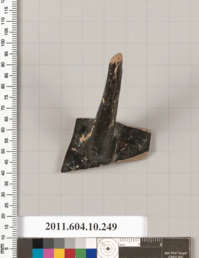 Terracotta fragment from an open shape