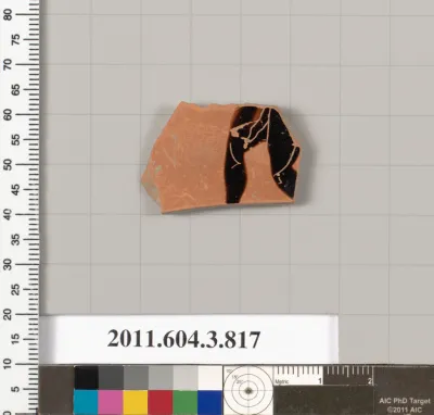 Terracotta fragment of a lekythos (oil flask)