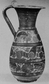 OLPE (ITALO-CORINTHIAN, BLACK-FIGURE)