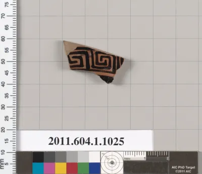 Terracotta fragment of a kylix (drinking cup)