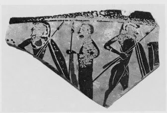 CUP, LITTLE MASTER BAND, FRAGMENT (ATHENIAN, BLACK-FIGURE)