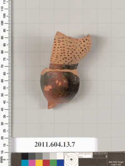 Terracotta fragment of a plastic vase?