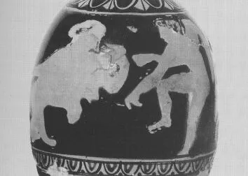 LEKYTHOS, SQUAT (ATHENIAN, RED-FIGURE)