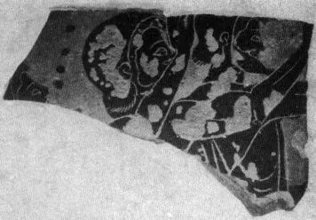 LOUTROPHOROS, FRAGMENT (ATHENIAN, BLACK-FIGURE)