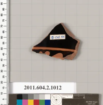 Terracotta fragment of an oinochoe (jug)