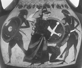 AMPHORA, BELLY, TYPE B (ATHENIAN, BLACK-FIGURE)