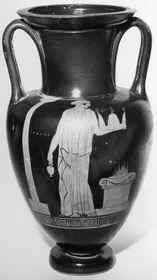 AMPHORA, NECK (ATHENIAN, RED-FIGURE)