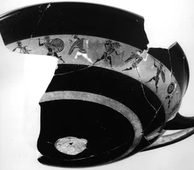 CUP, LITTLE MASTER BAND, FRAGMENT (ATHENIAN, BLACK-FIGURE)