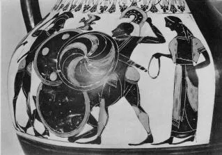 AMPHORA, BELLY, TYPE B (ATHENIAN, BLACK-FIGURE)