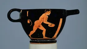 SKYPHOS (ATHENIAN, RED-FIGURE)
