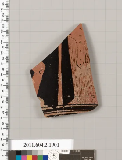 Terracotta fragment of a skyphos (deep drinking cup)