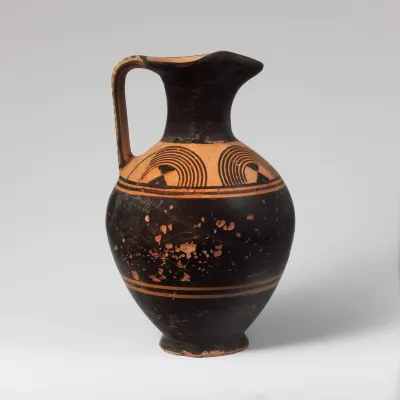 Terracotta oinochoe (jug)