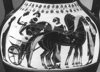AMPHORA, BELLY, TYPE B (ATHENIAN, BLACK-FIGURE)