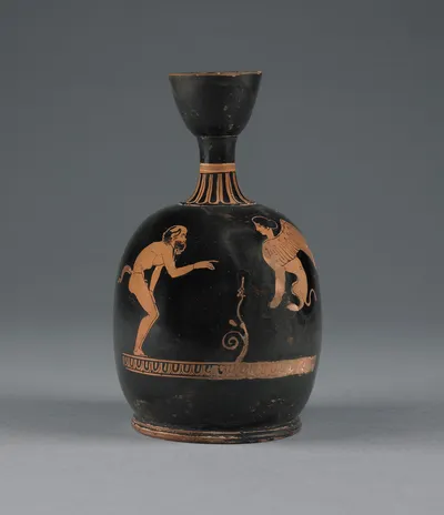 Attic Red-Figure Squat Lekythos