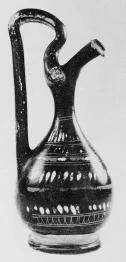 OINOCHOE (SOUTH ITALIAN, GNATHIAN, BLACK GLAZE)