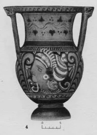 KRATER, COLUMN (SOUTH ITALIAN, APULIAN, RED-FIGURE)