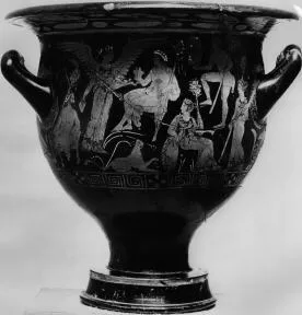 KRATER, BELL (ATHENIAN, RED-FIGURE)
