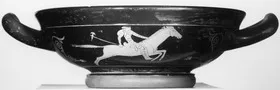 CUP, STEMLESS (ATHENIAN, RED-FIGURE)
