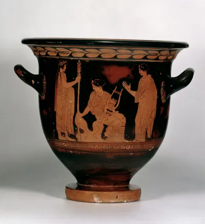 Attisch-rotfiguriger Glockenkrater