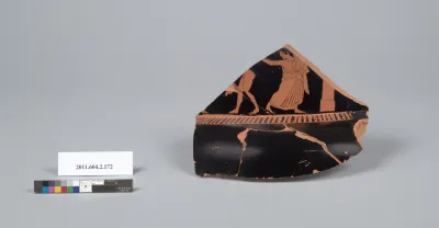 Terracotta fragment of a volute-krater (bowl for mixing wine and water)