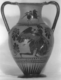 AMPHORA, NECK (ATHENIAN, BLACK-FIGURE)