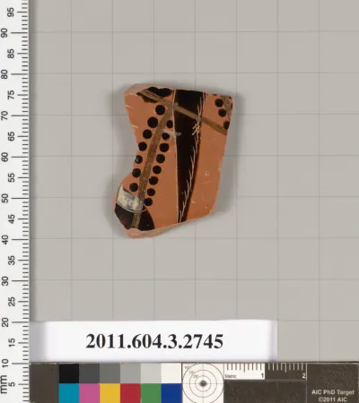 Terracotta fragment of an oinochoe (jug) or olpe (jug)