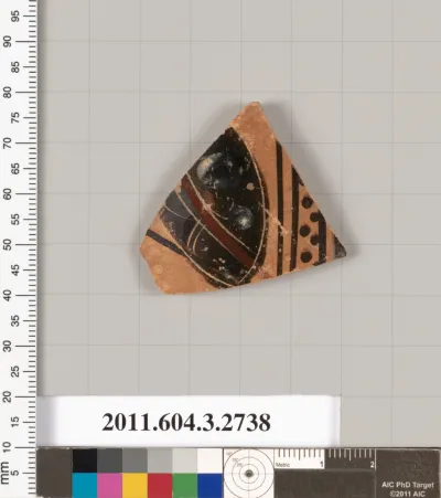 Terracotta fragment of an olpe (jug)