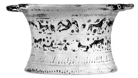 PYXIS (CORINTHIAN, BLACK-FIGURE)