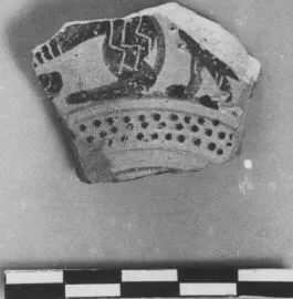 PLATE, FRAGMENTS (ATHENIAN, BLACK-FIGURE)