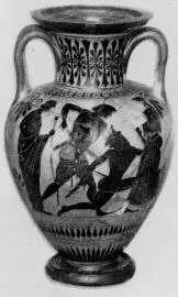 AMPHORA, NECK (ATHENIAN, BLACK-FIGURE)