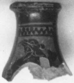 OLPE, FRAGMENT (ATHENIAN, BLACK-FIGURE)