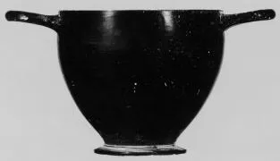 SKYPHOS (ATHENIAN, BLACK GLAZE)