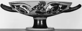 CUP A (ATHENIAN, BLACK-FIGURE)