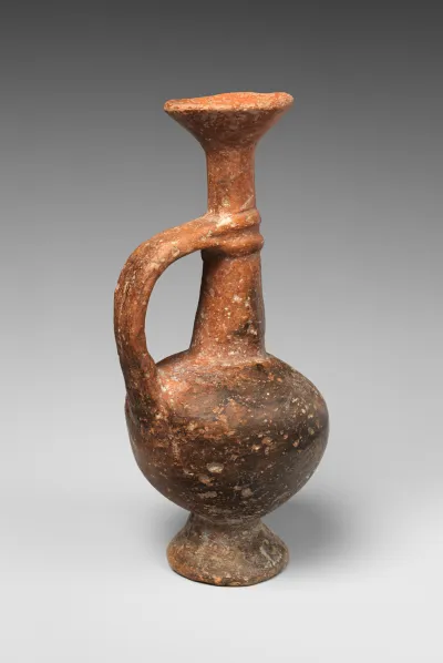 Terracotta juglet