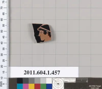 Terracotta fragment of a kylix (drinking cup)