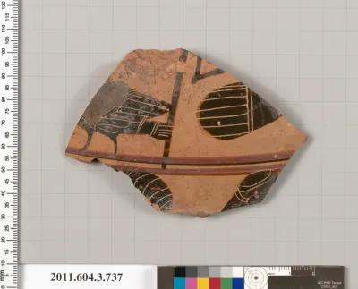 Terracotta fragment of a neck-amphora (jar)