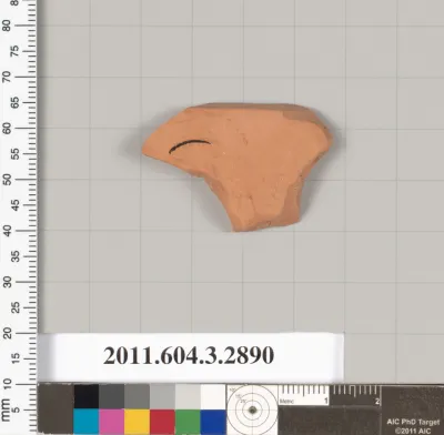 Terracotta fragment of a kylix (drinking cup)?