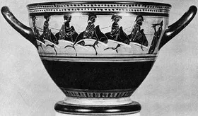 SKYPHOS (ATHENIAN, BLACK-FIGURE)