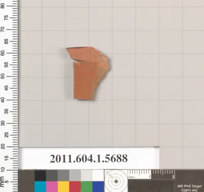 Terracotta fragment of a kylix (drinking cup)