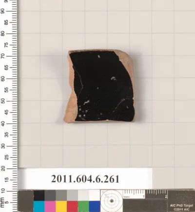 Terracotta fragment of a plate?