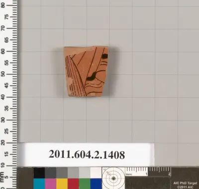 Terracotta fragment of a skyphos (deep drinking cup)